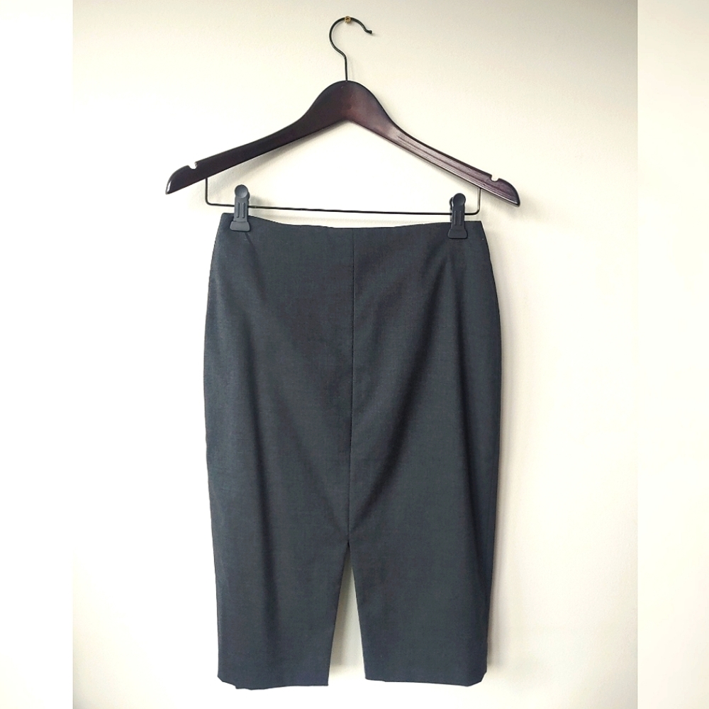 Banana Republic Grey Slit Pencil Skirt